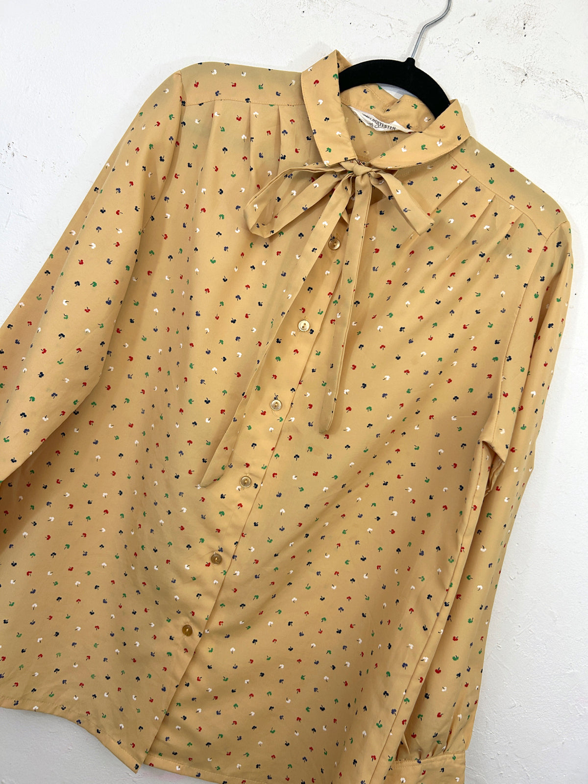 Polyester Tie Blouse
