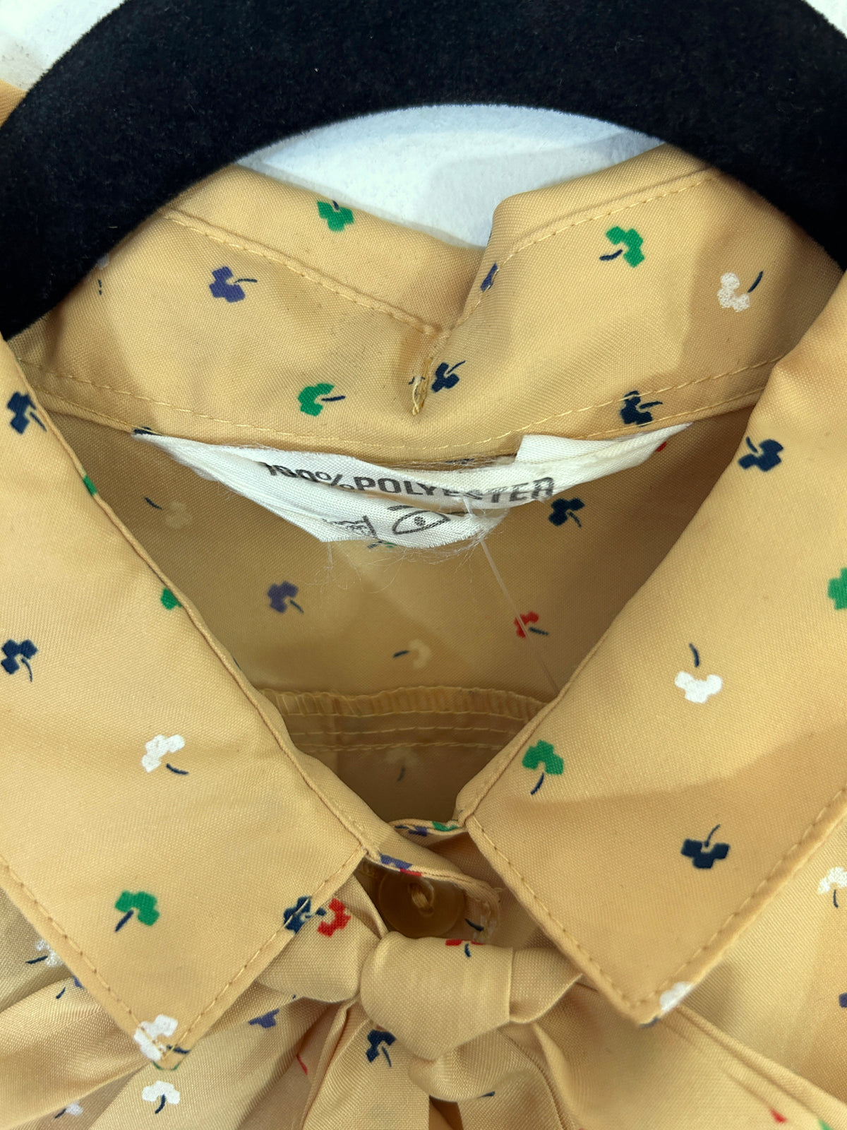 Polyester Tie Blouse