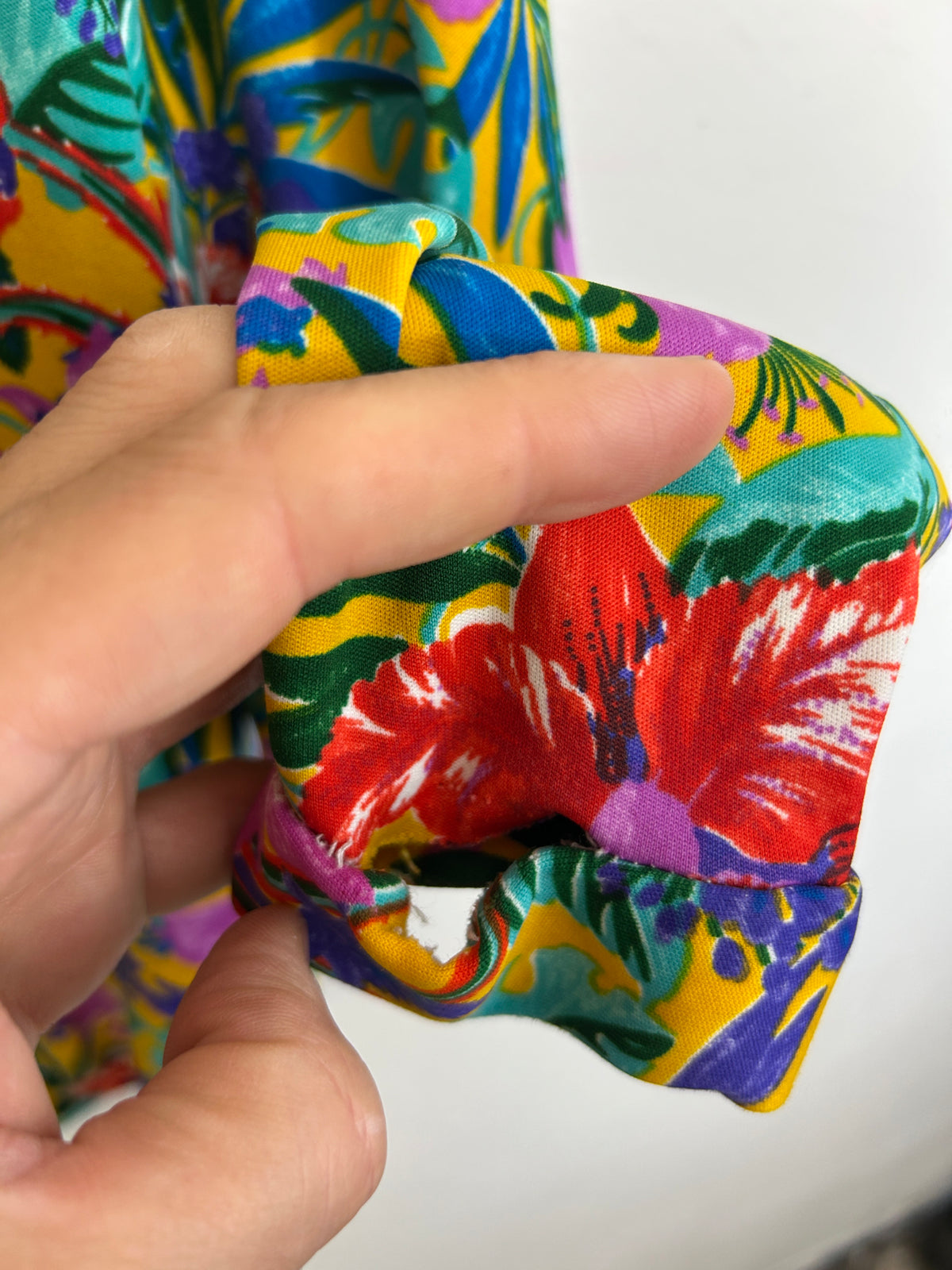 Royal Floral Blouse