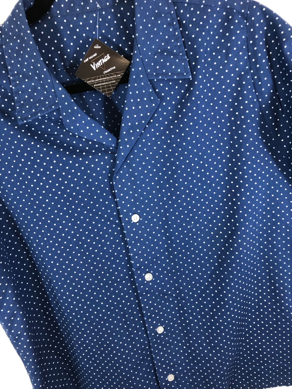 Polka Dotted Button Up Shirt