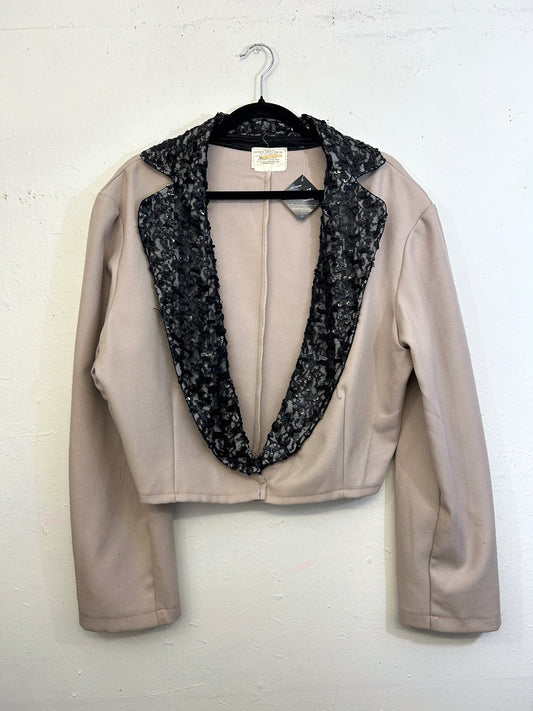 Tan & Sequined Jacket