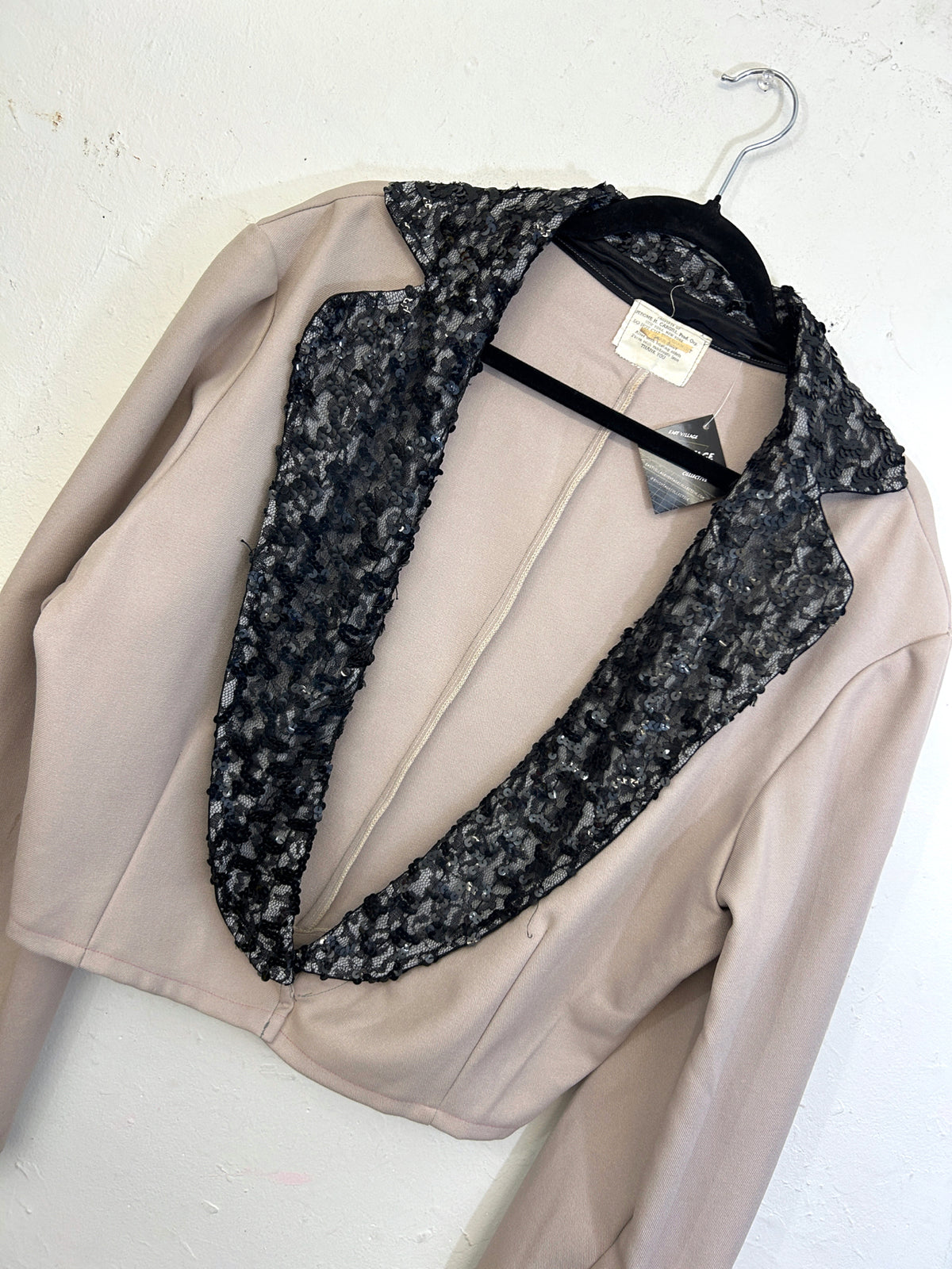 Tan & Sequined Jacket