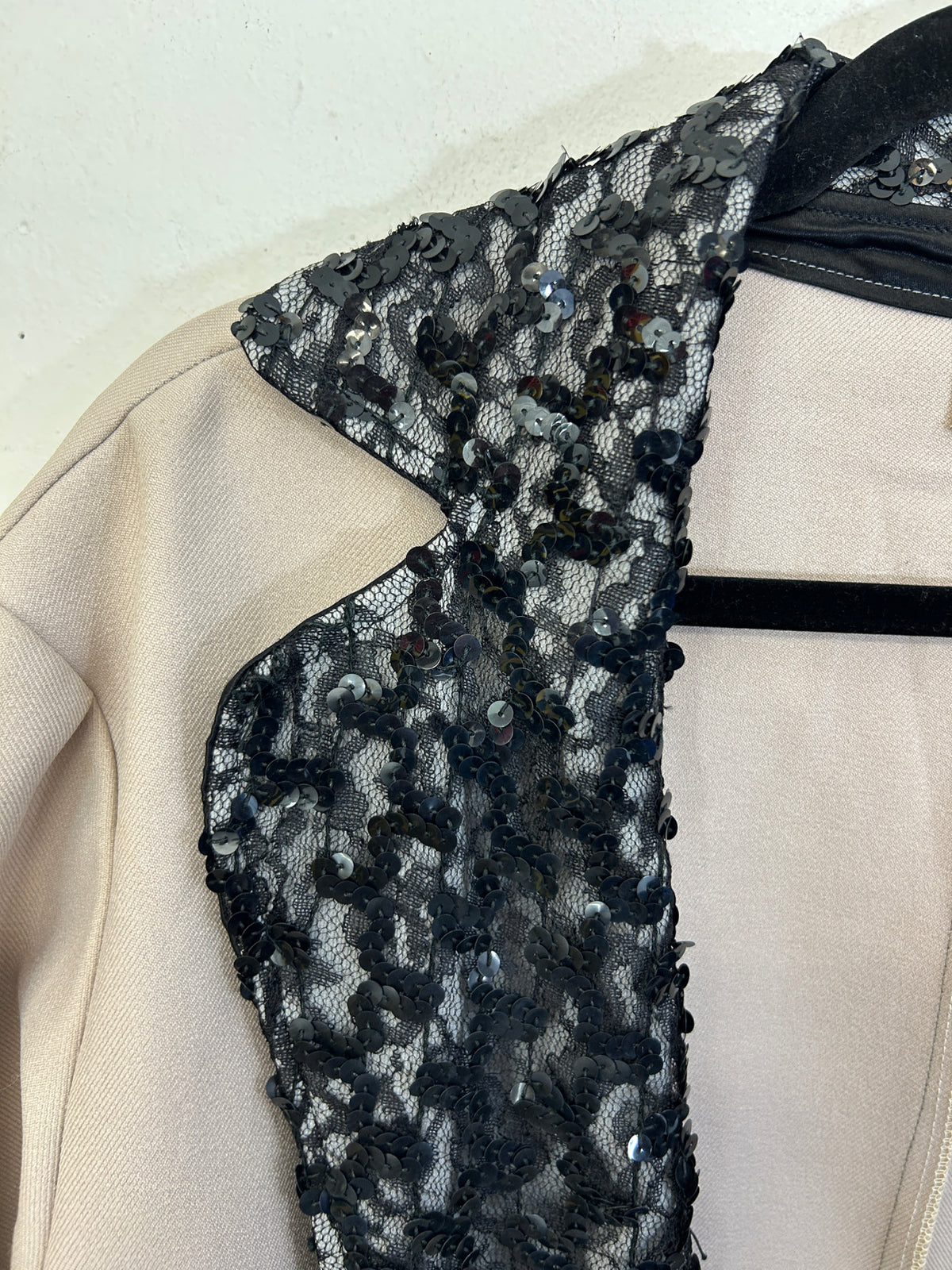 Tan & Sequined Jacket