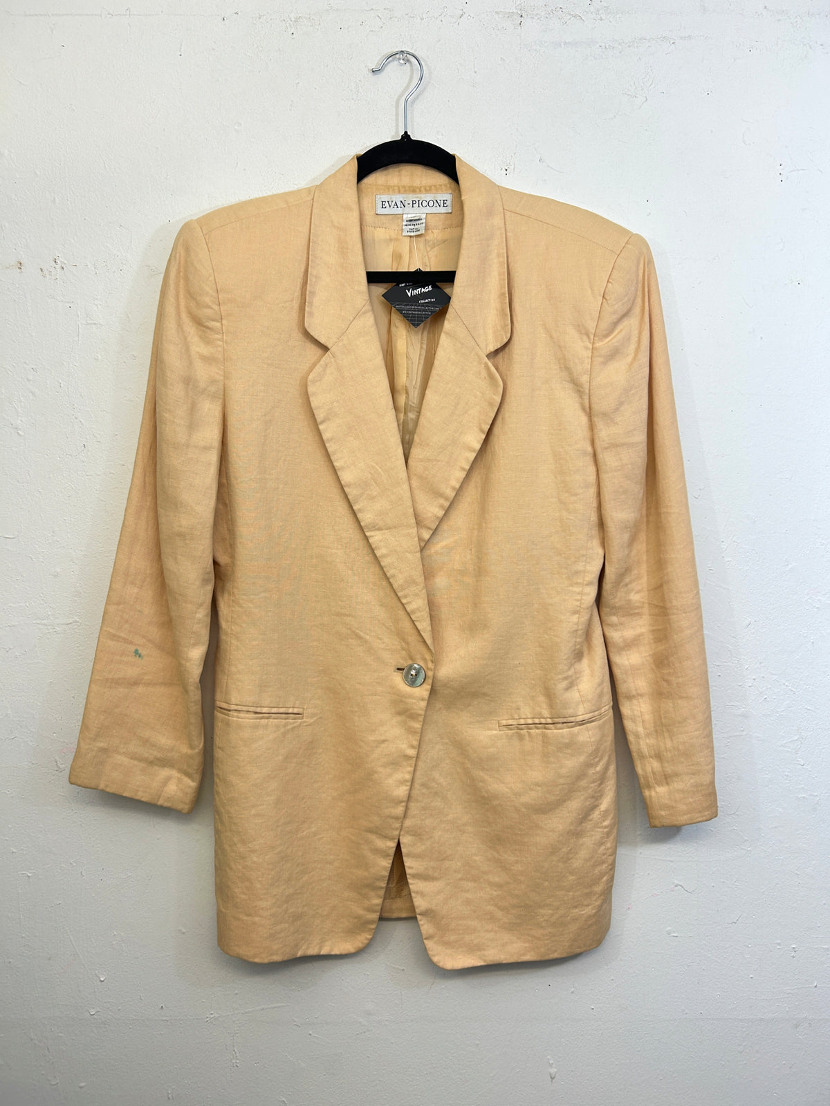 Evan-Picone Linen Blazer