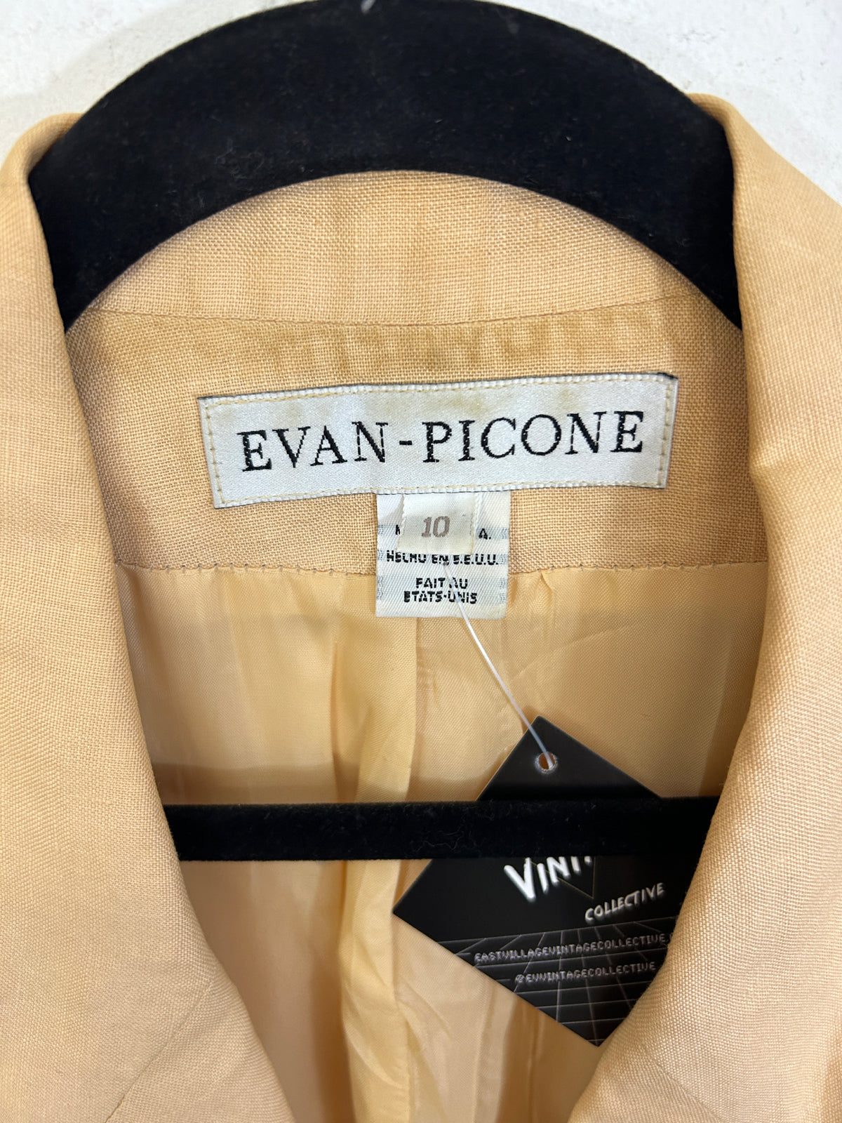 Evan-Picone Linen Blazer