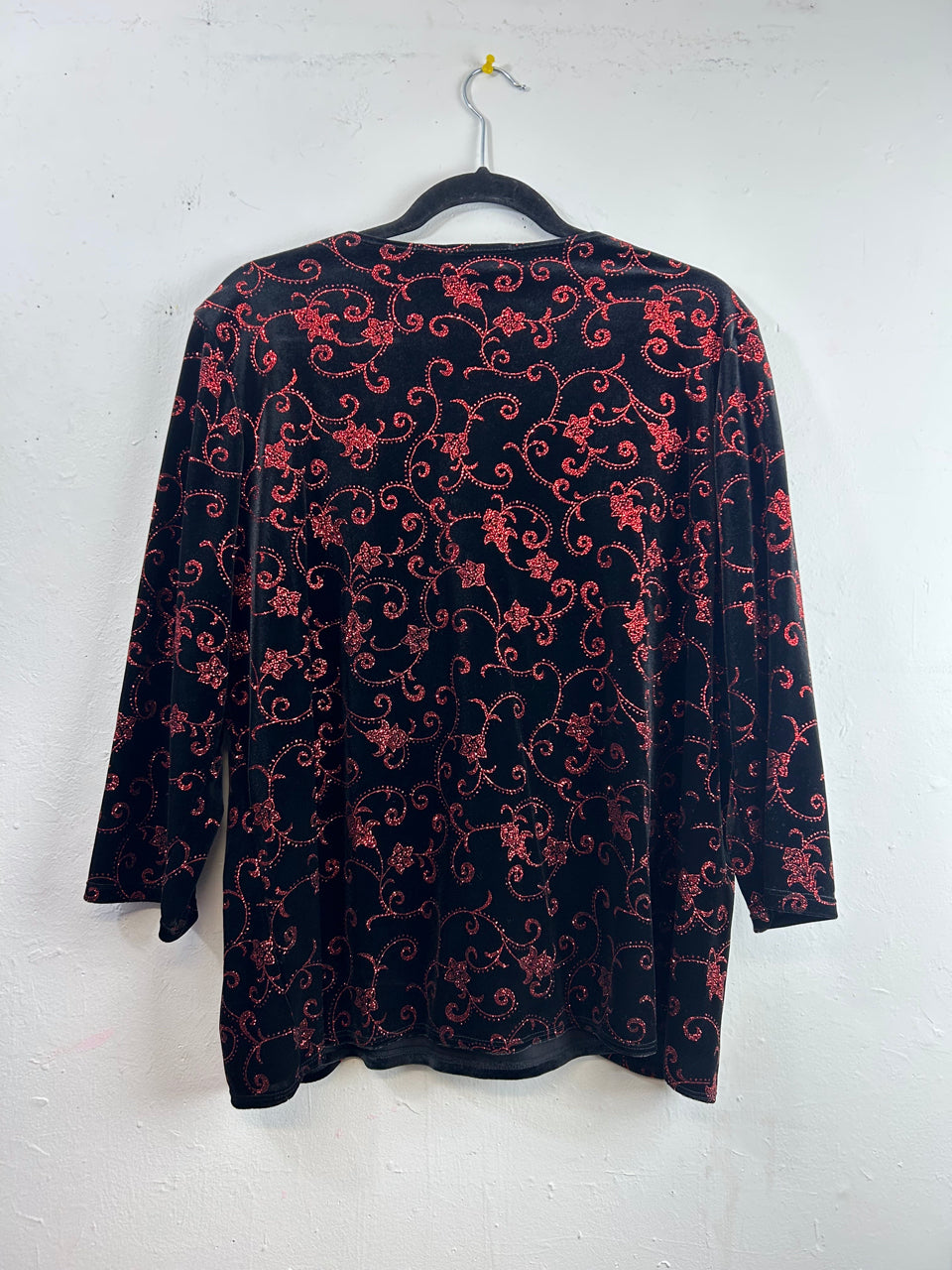 Notations Woman Velvet Glitter Blouse