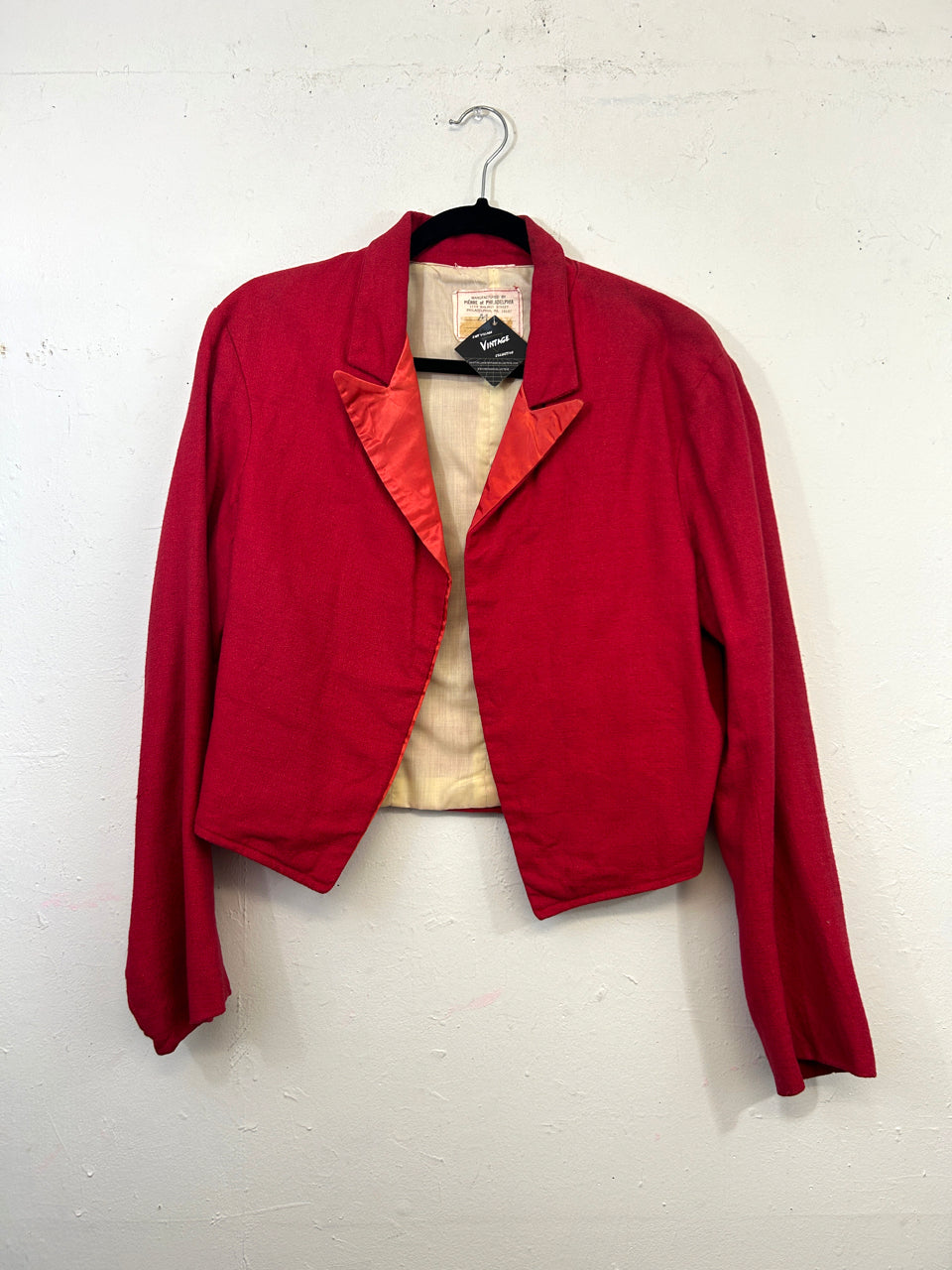 Red Cropped Magic Jacket