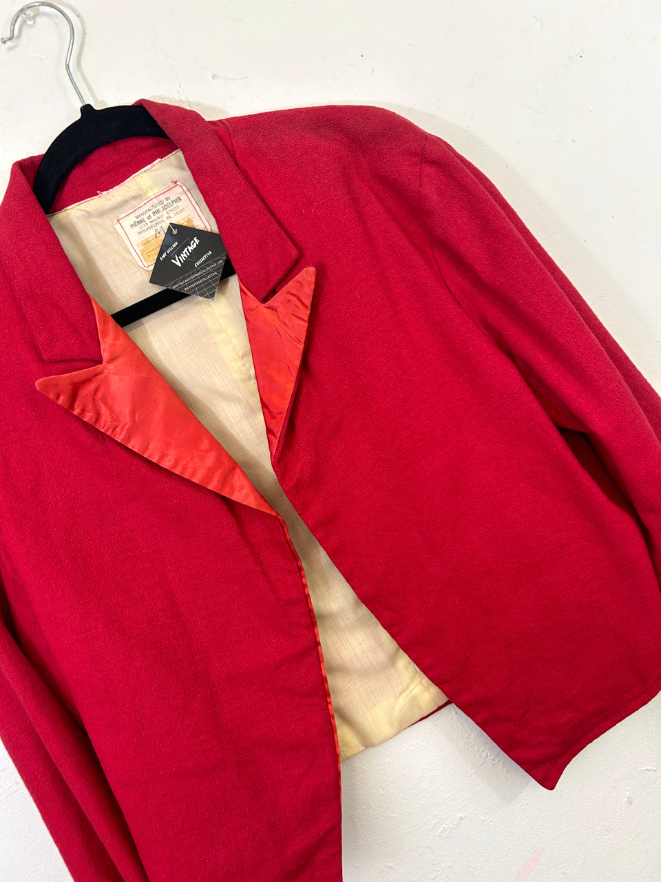 Red Cropped Magic Jacket