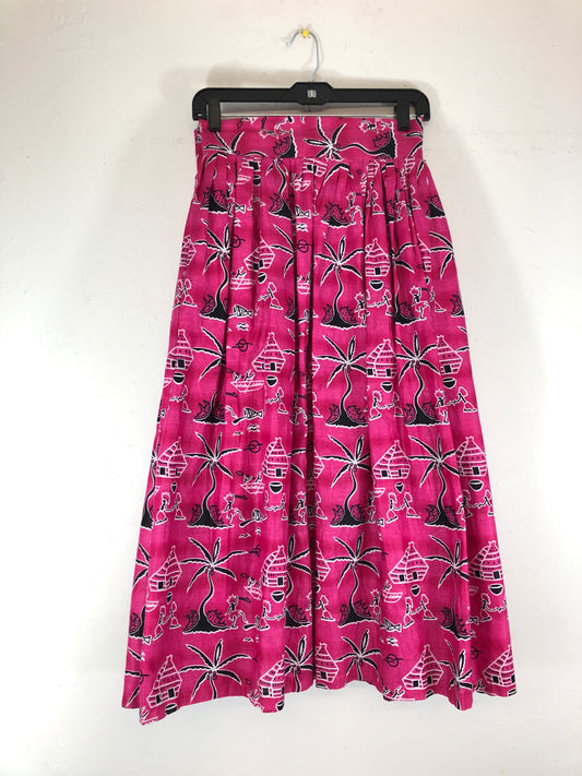 Pink Palm Tree Skirt