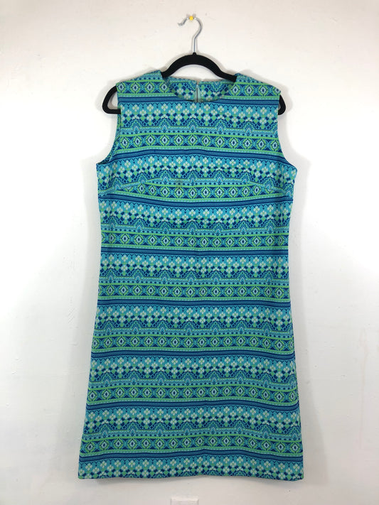 Printed 60s/70s Dress