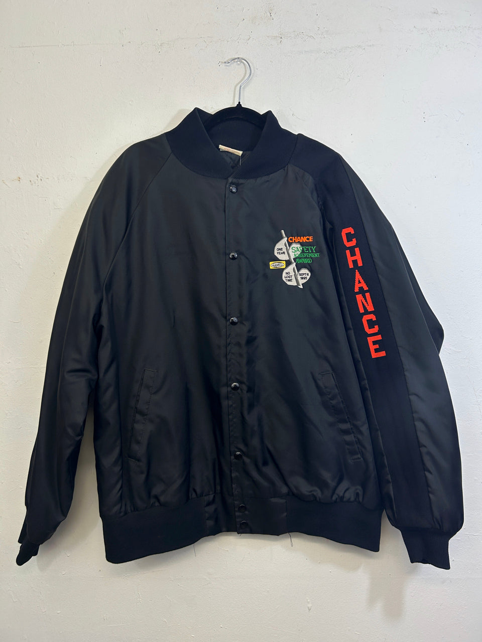 Chance Safety Achievement Award Hubbell Satin Jacket