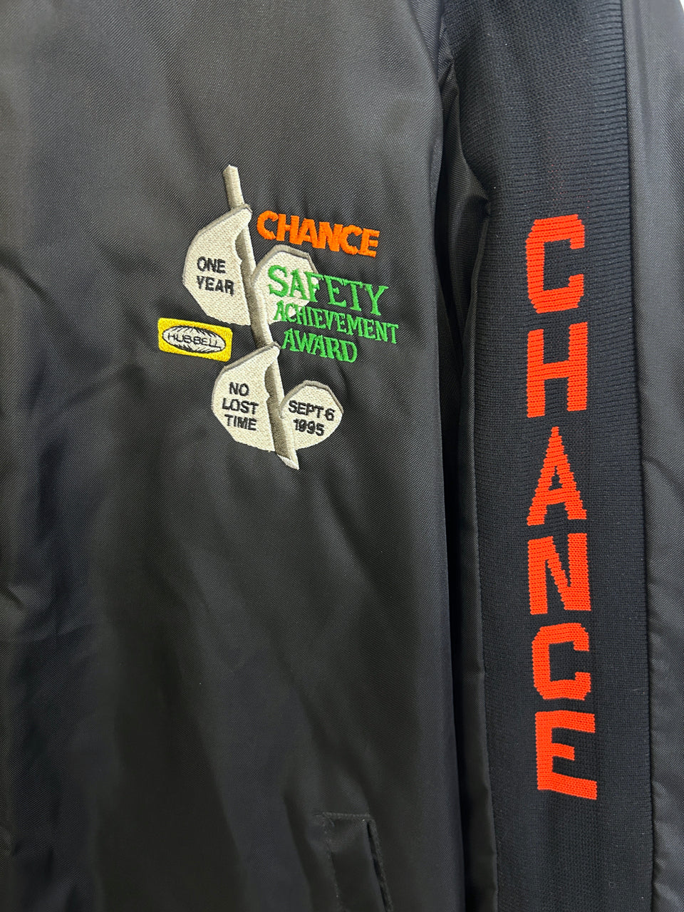 Chance Safety Achievement Award Hubbell Satin Jacket