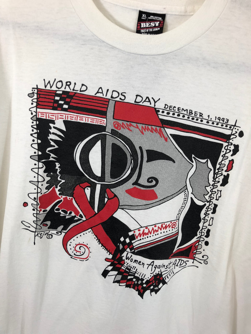 1993 World AIDS Day / Women Against AIDS Long-Sleeved T-Shirt