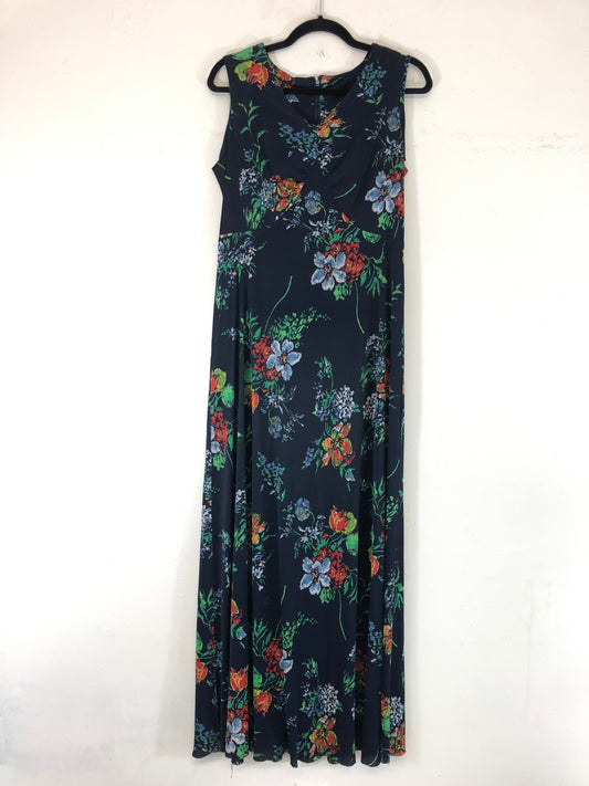 Floral 70s Maxi Dress