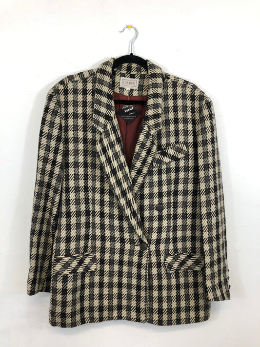 Louben Checkered Blazer