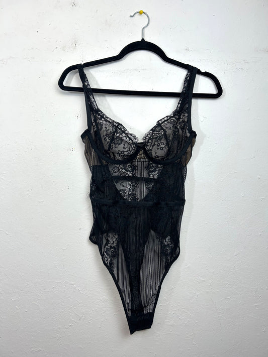 Black Lace Teddy