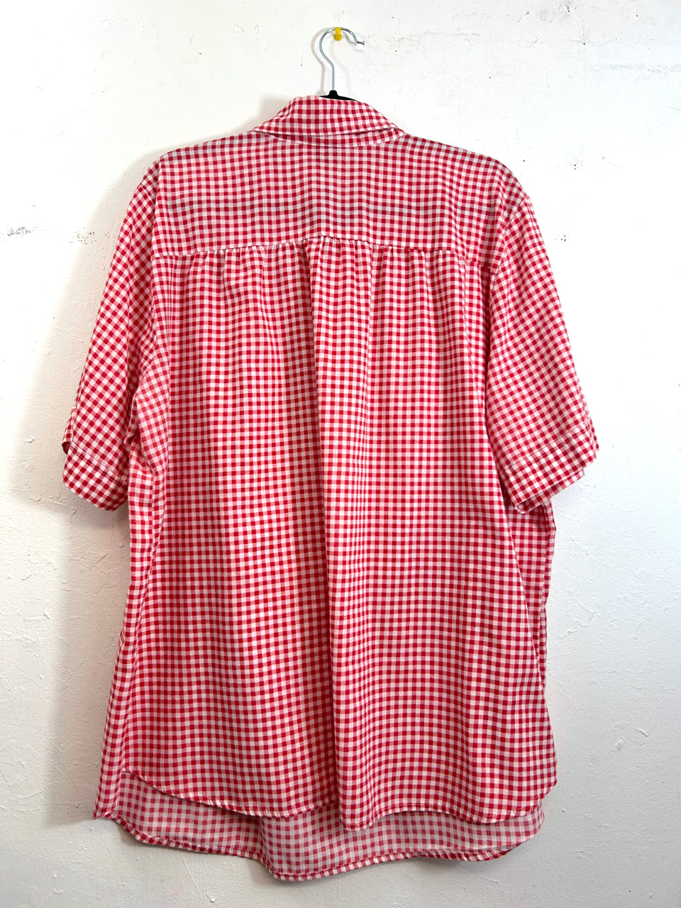 Lori by AM Casuals Red & White Checkered Top