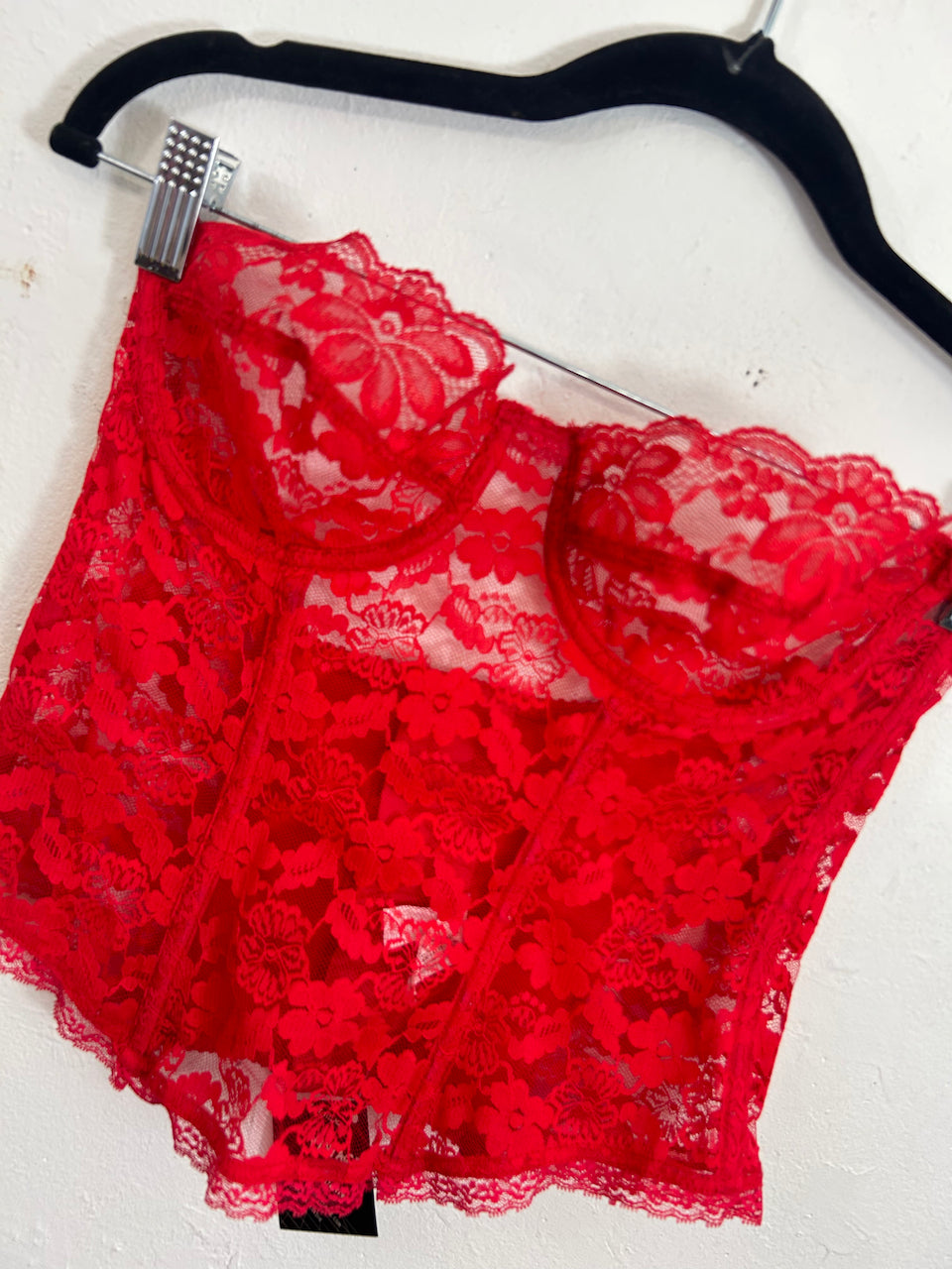 Dolores Poirette Red Lace Corset
