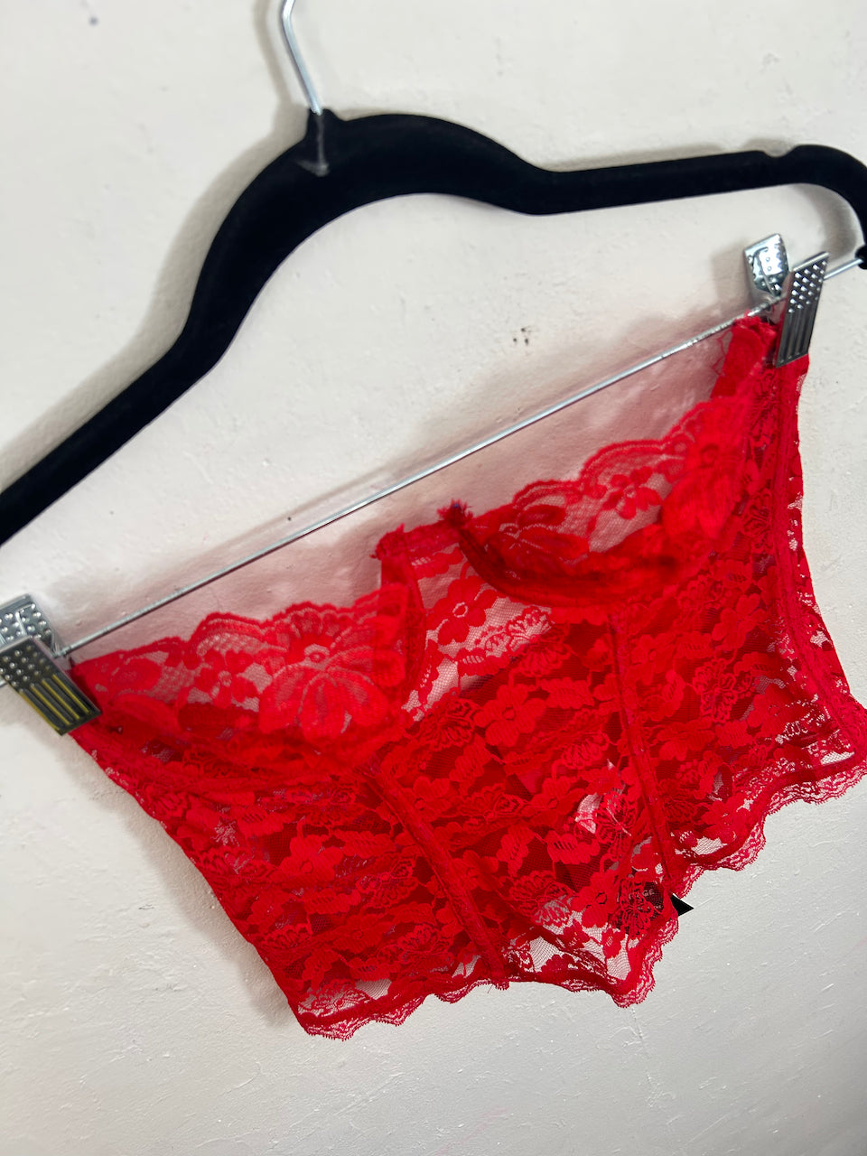 Dolores Poirette Red Lace Corset