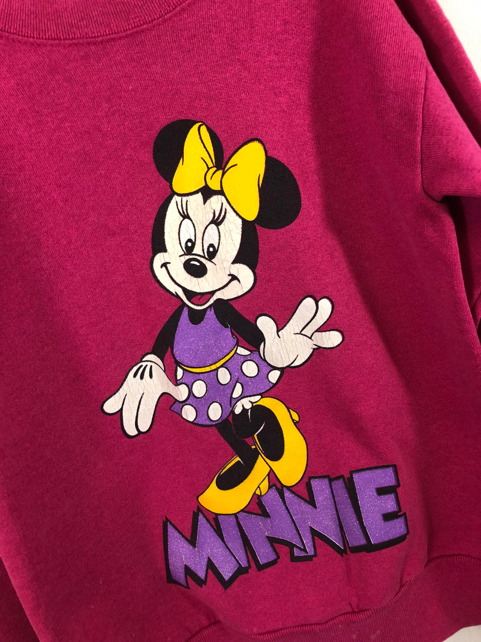 Kids' Pink Minnie Mouse Sweater