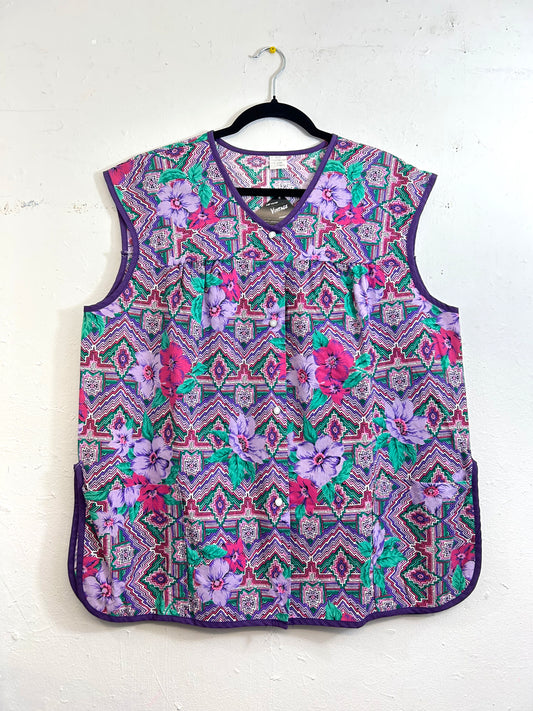 New Mexico & Flowers Apron Top