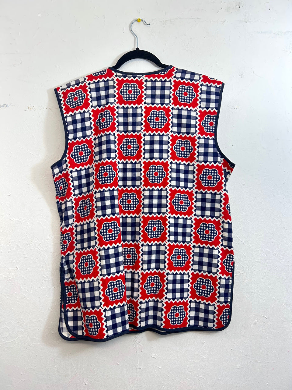 Red, White & Blue Apron Top
