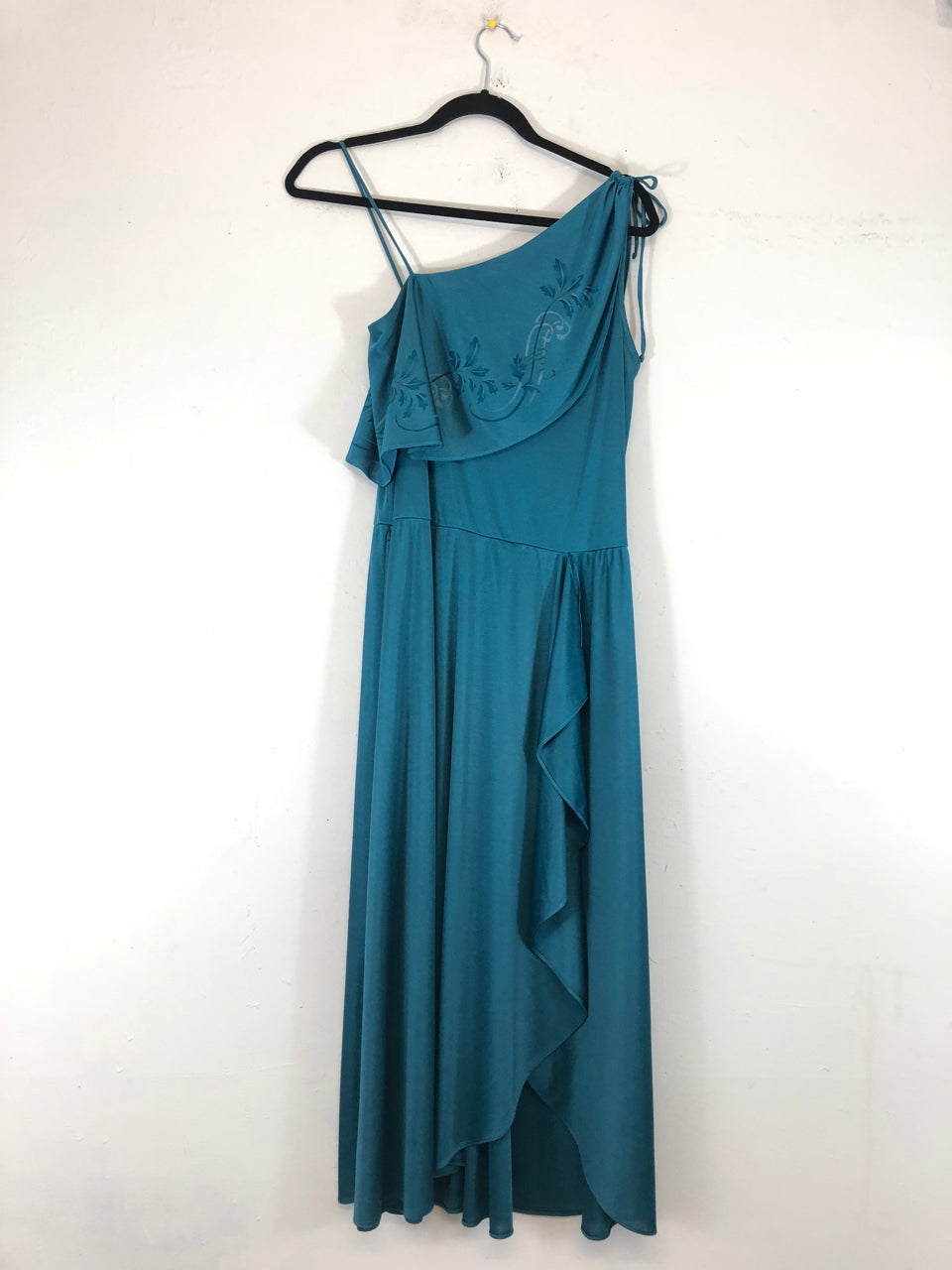 Teal 70s Disco Dress