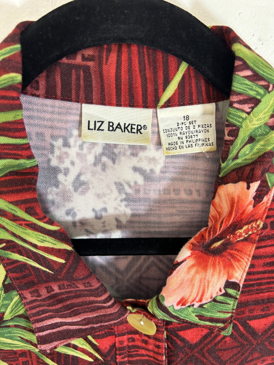 Liz Baker Tropical Top