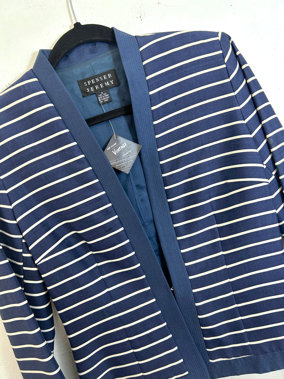 Spenser Jeremy 90s Striped Blazer