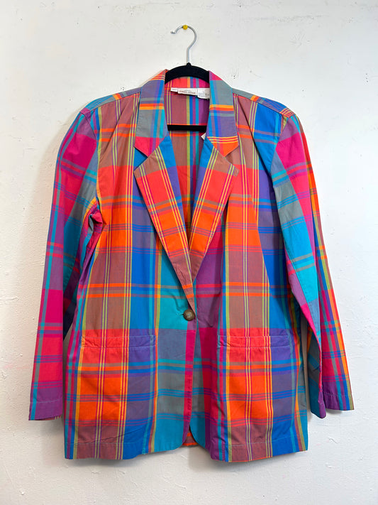 American Design First Issue Plaid Blazer