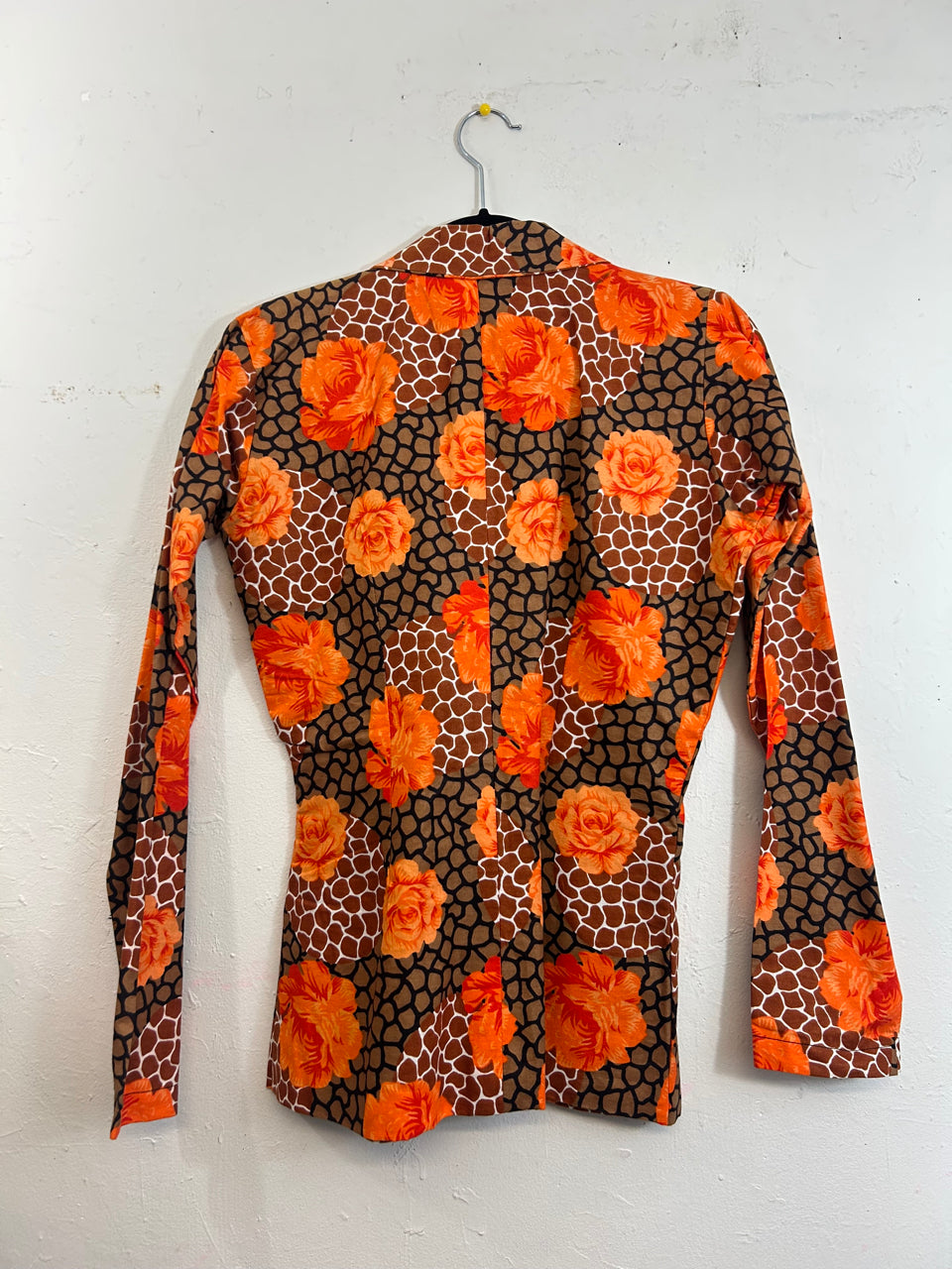 Orange Roses & Animals Blazer