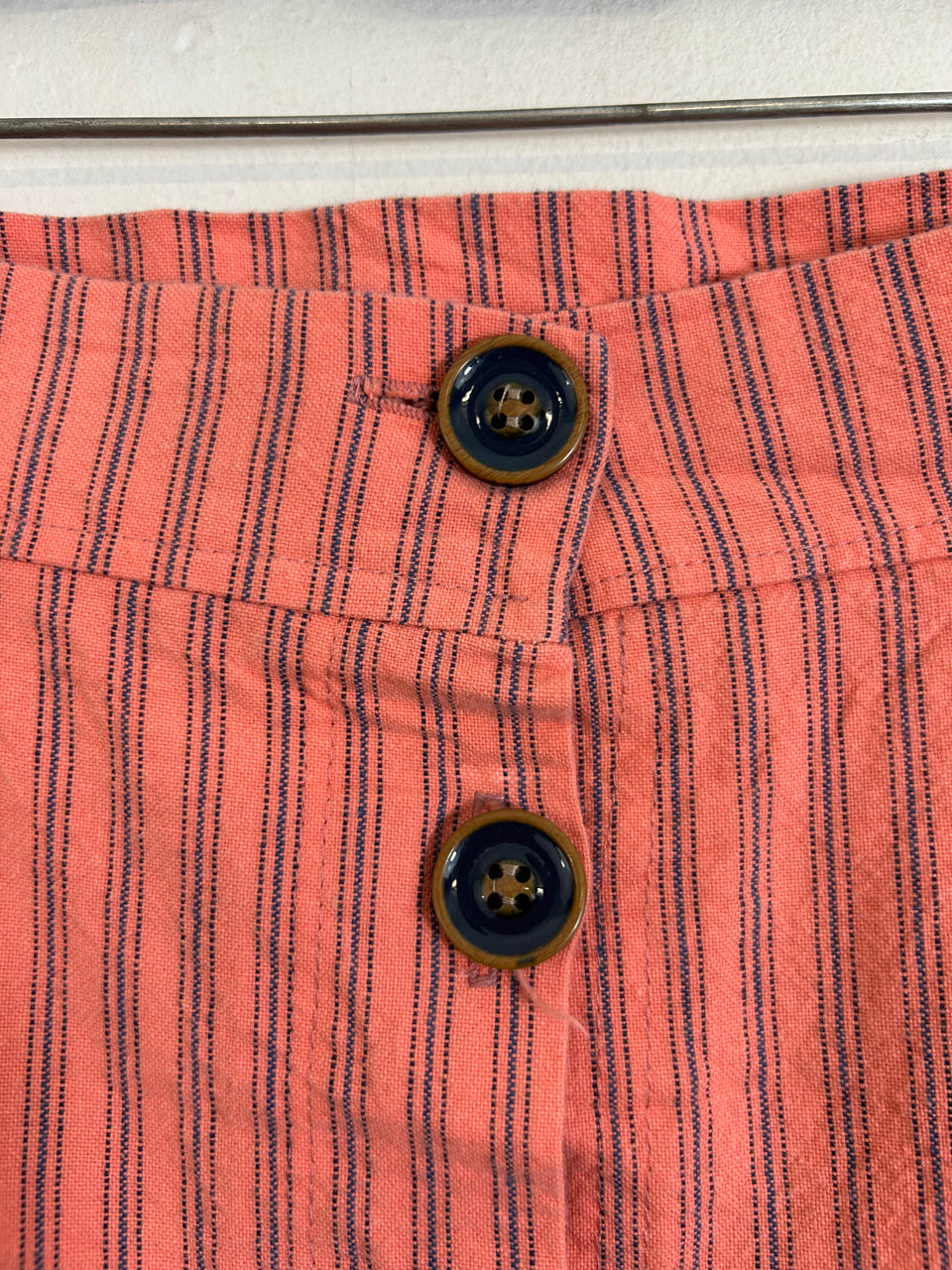 Pin Striped Melon 80s Skirt
