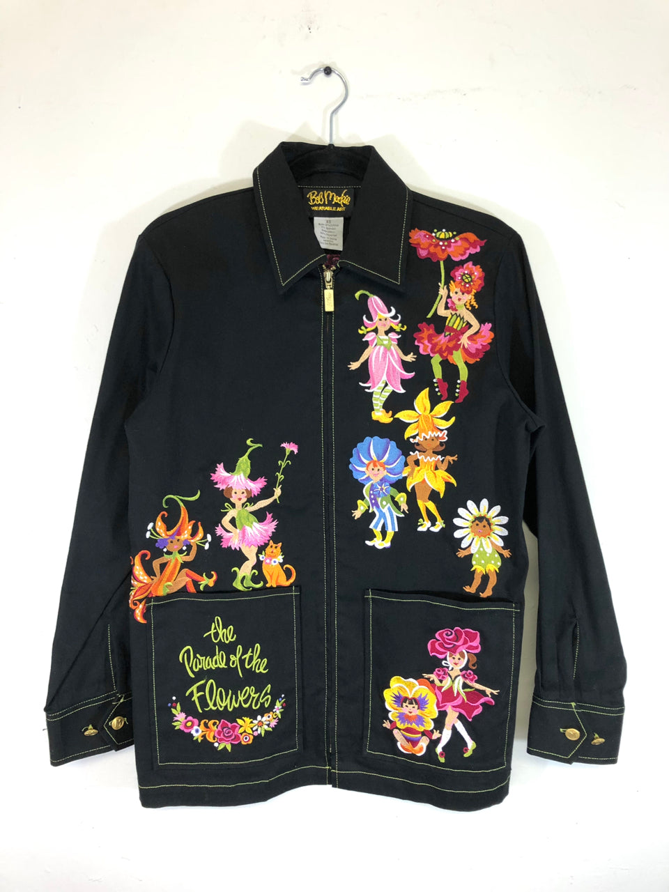 Bob Mackie Parade of the Flowers Embroidered Jacket