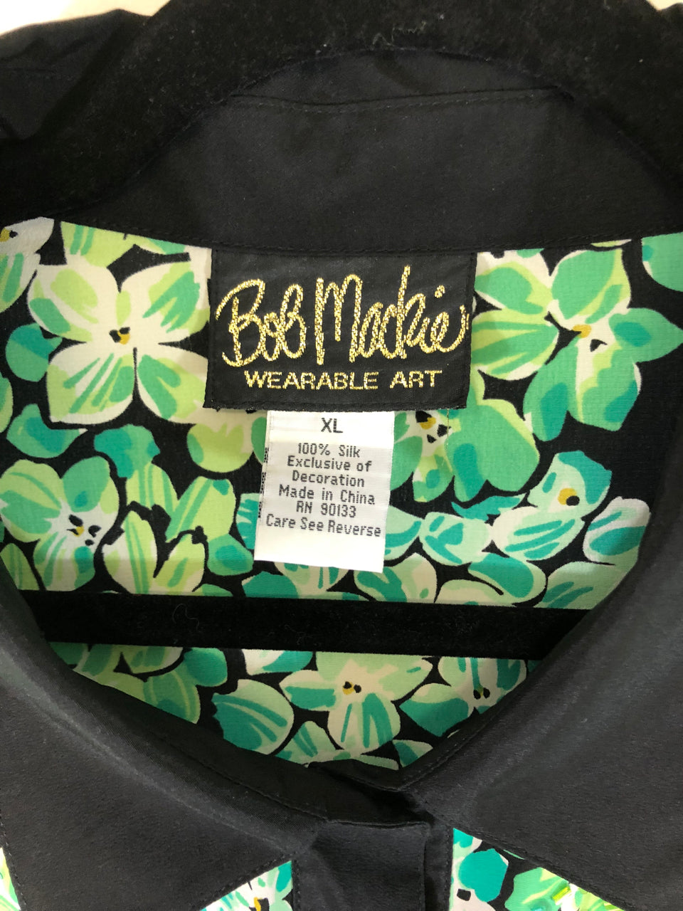 Bob Mackie Floral Sequined & Beaded Blouse (Variation 1)