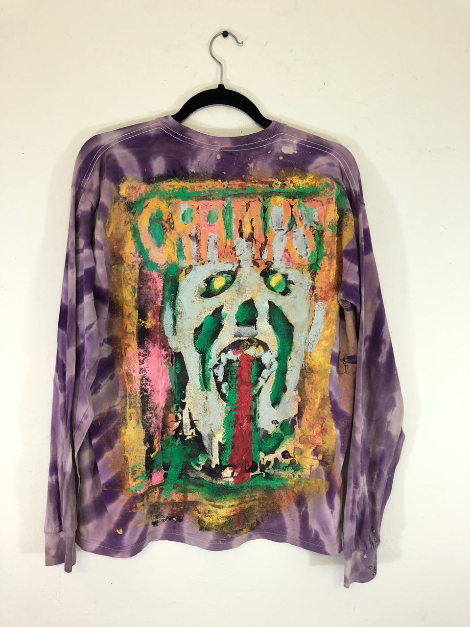 The Cramps Hand Painted Long-Sleeveless Tie Dyed T-Shirt