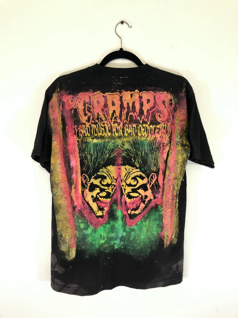 The Cramps Hand Painted Black T-Shirt