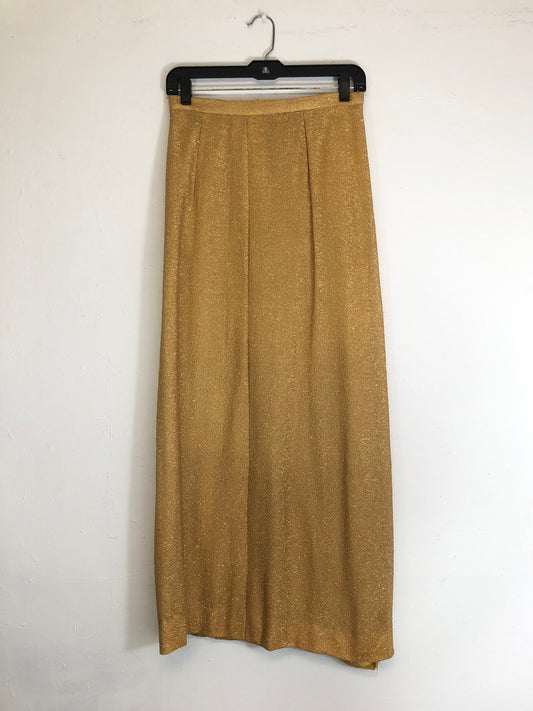 Gold Maxi Skirt