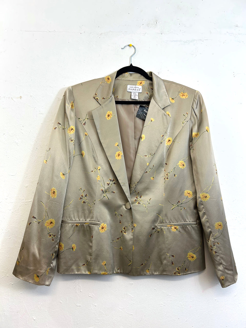 Adrianna Papell Silk Blazer
