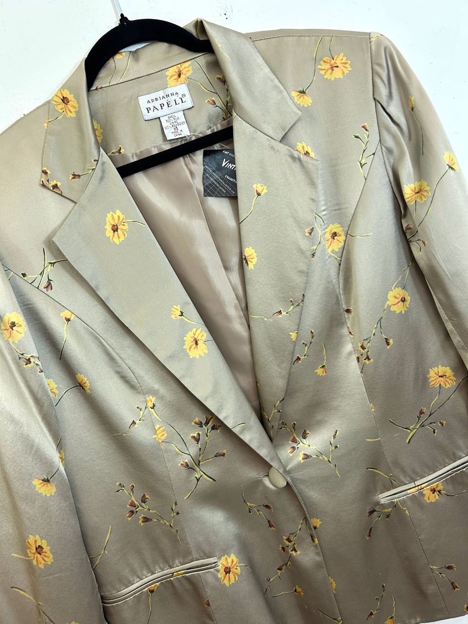 Adrianna Papell Silk Blazer