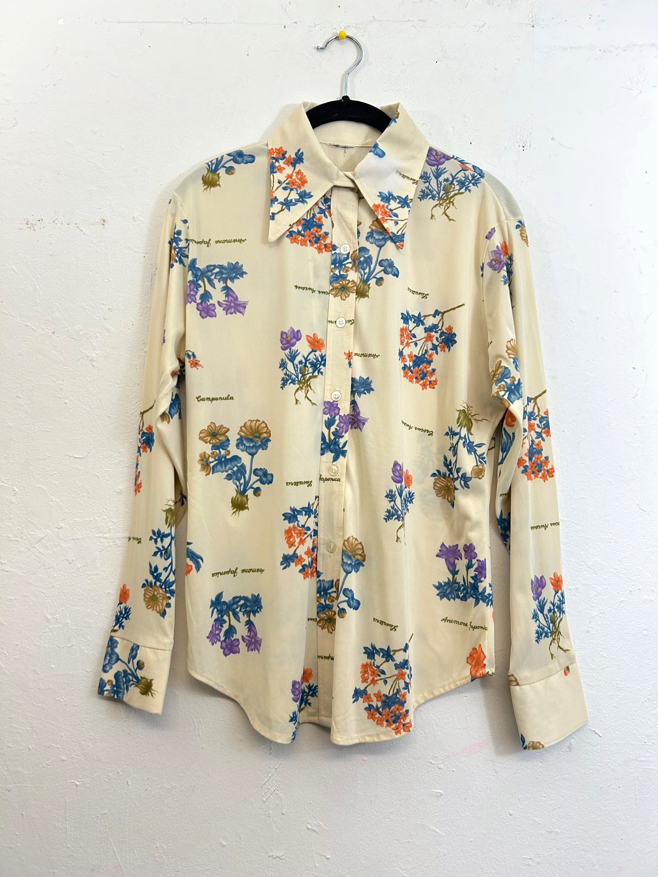 Floral 70s Blouse