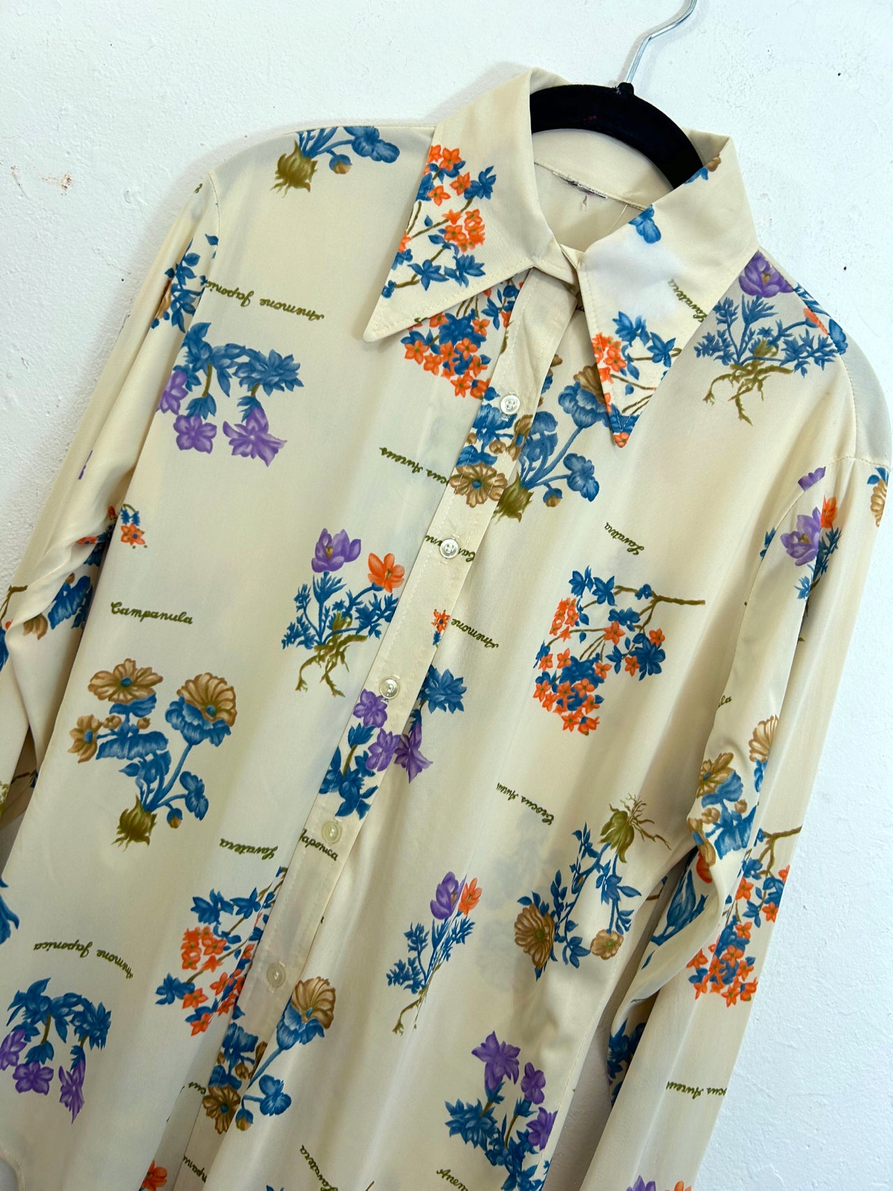 Floral 70s Blouse