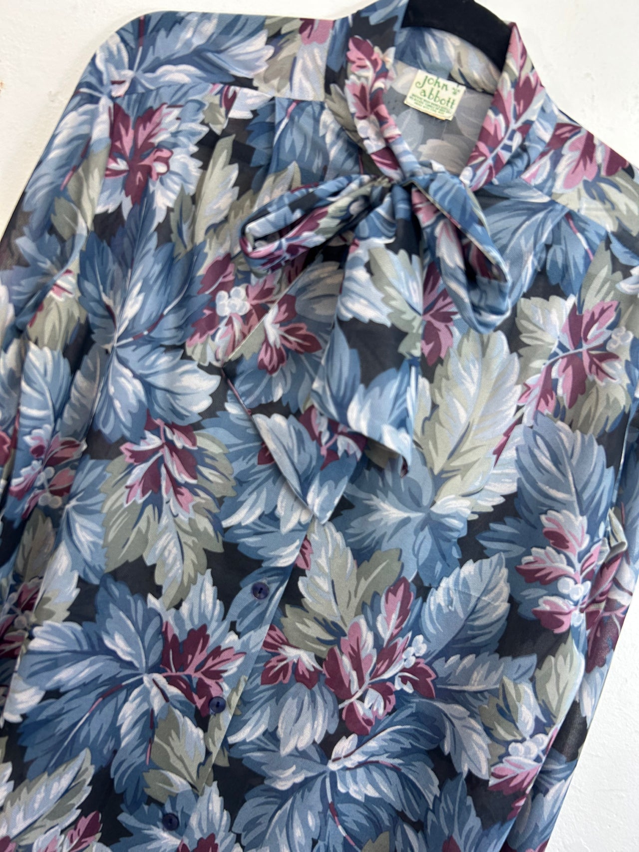 John Abbott Tie Blouse