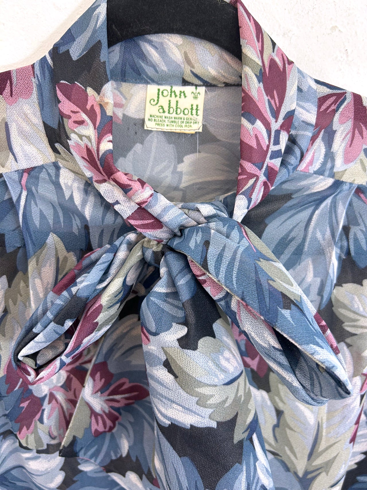 John Abbott Tie Blouse