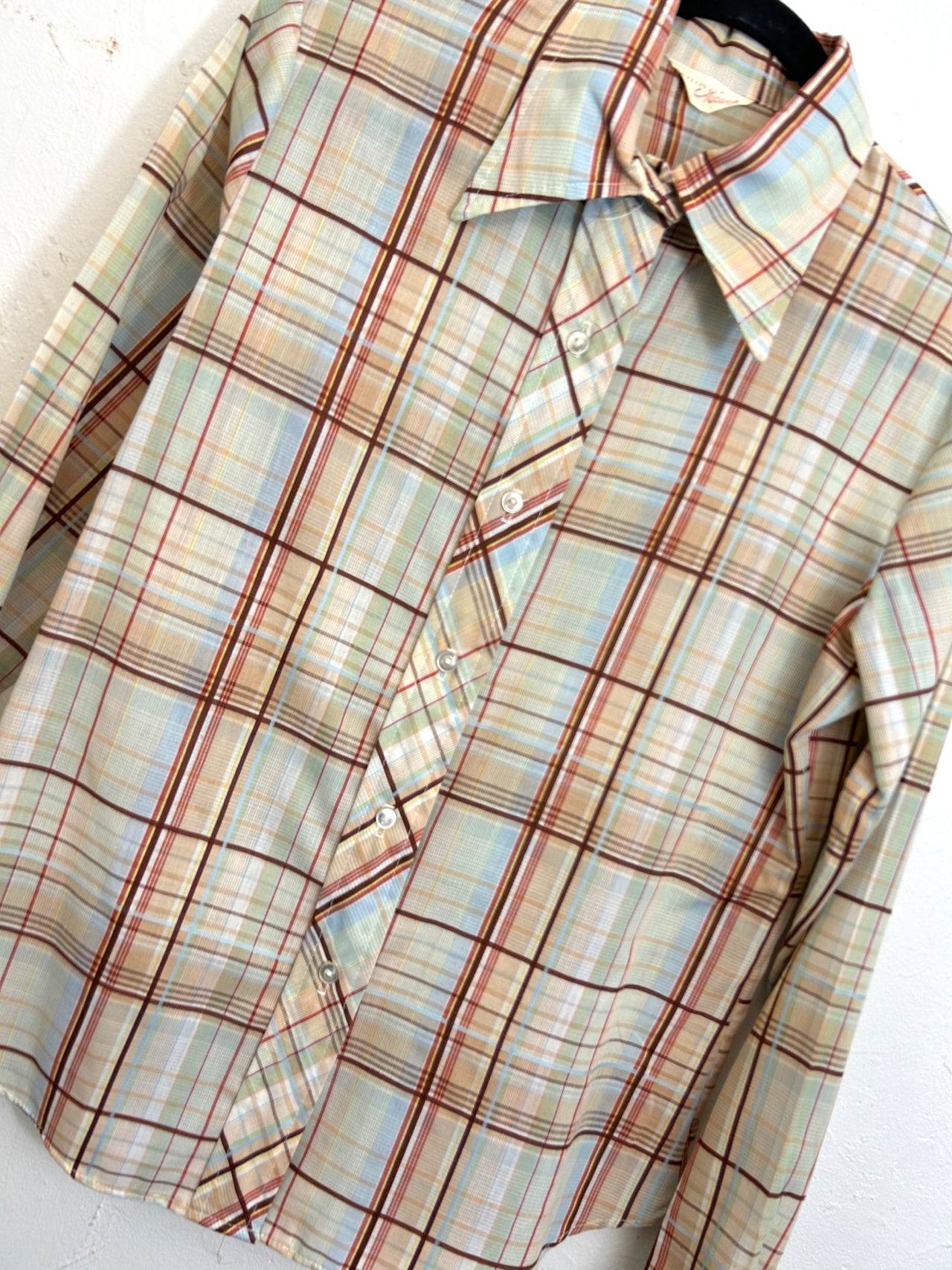 Shirt Accent Plaid Top