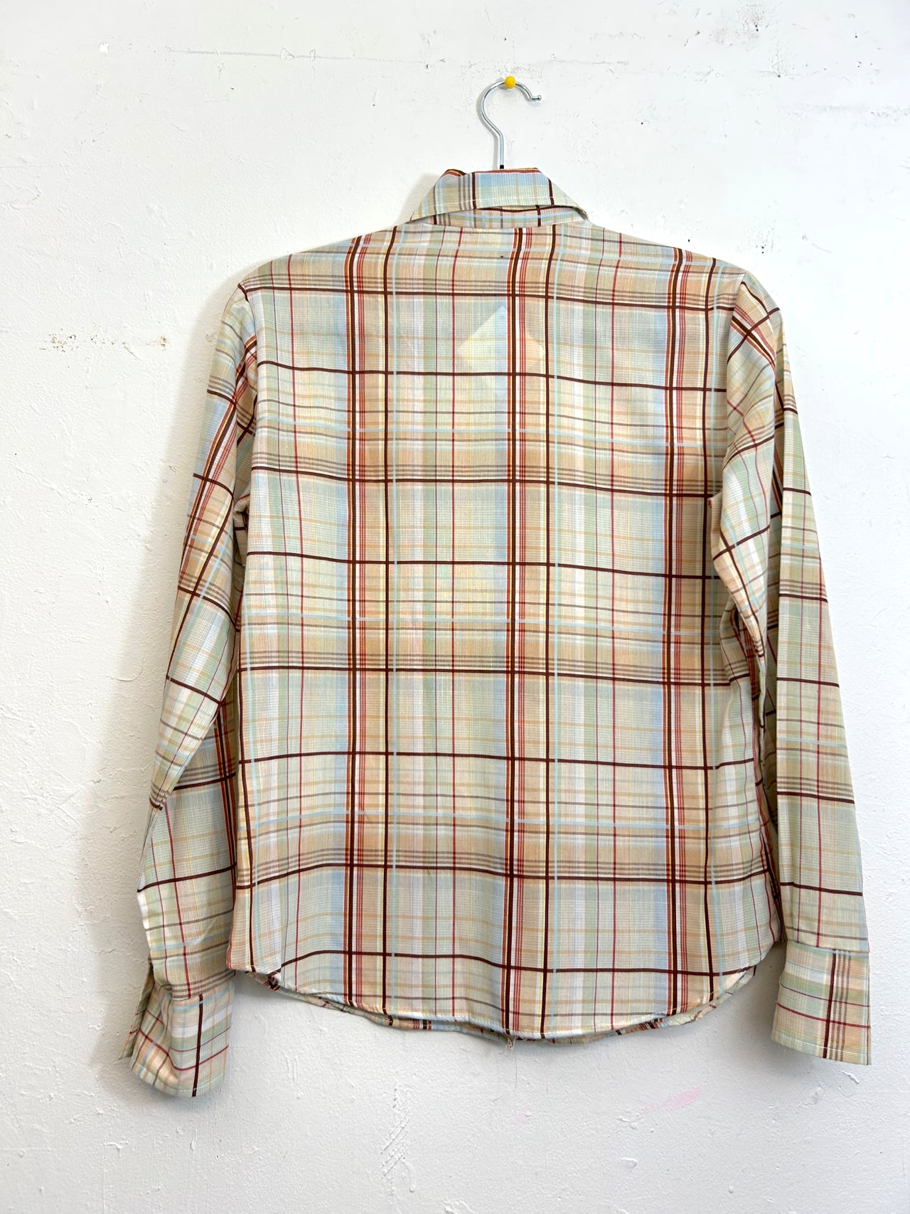 Shirt Accent Plaid Top