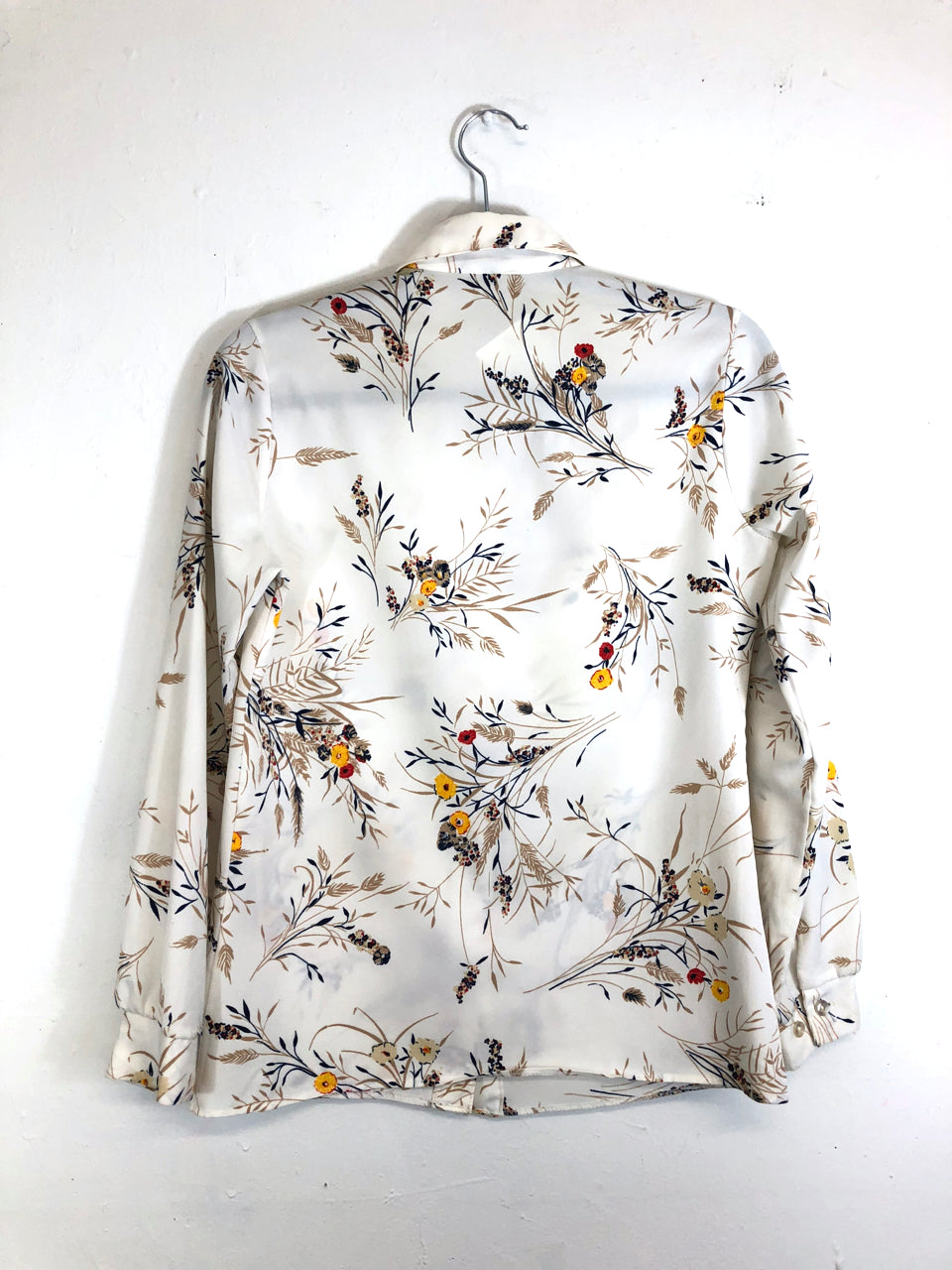 Floral 70s Blouse