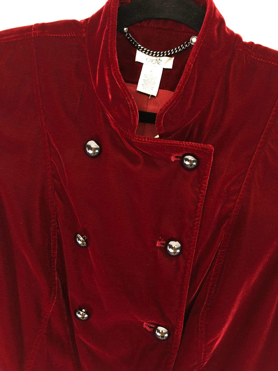 Cache Ruby Velvet Jacket