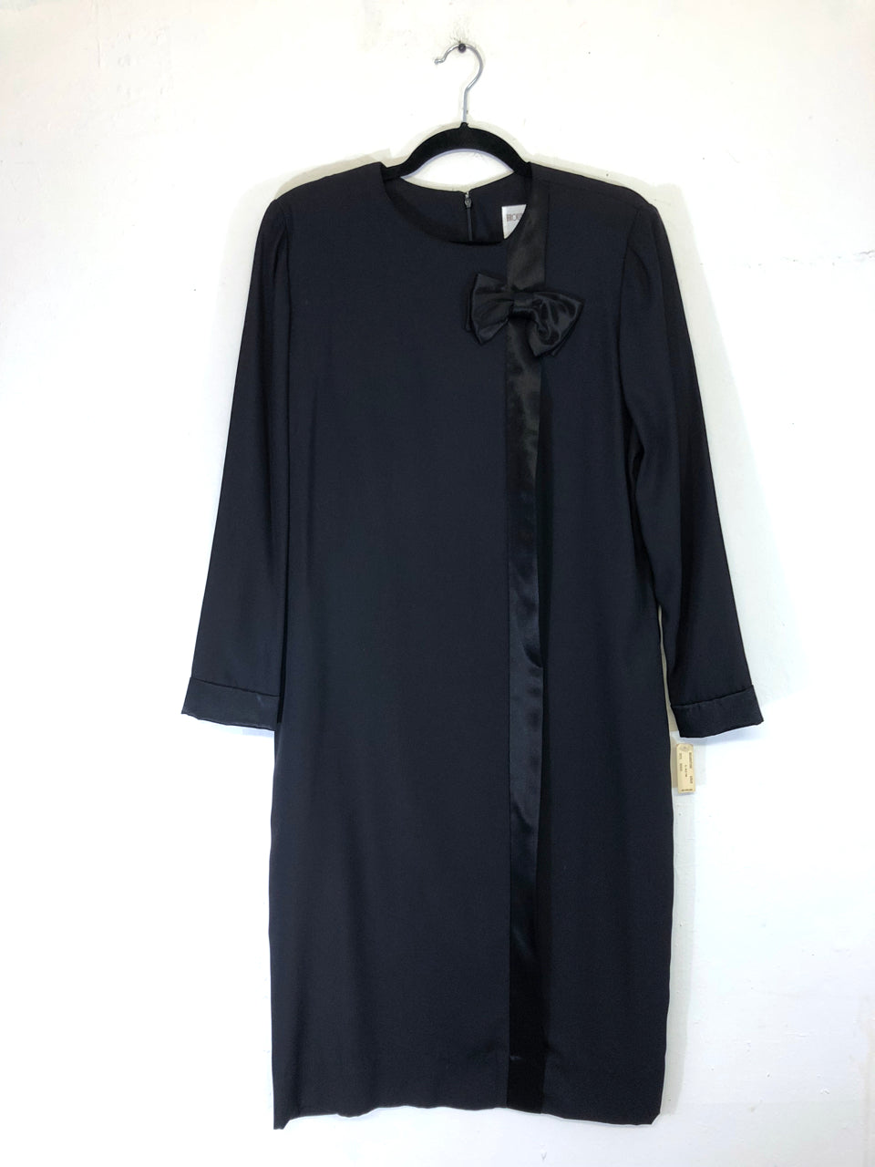 Brownstone Studio New York Black Bow Dress (NWT)