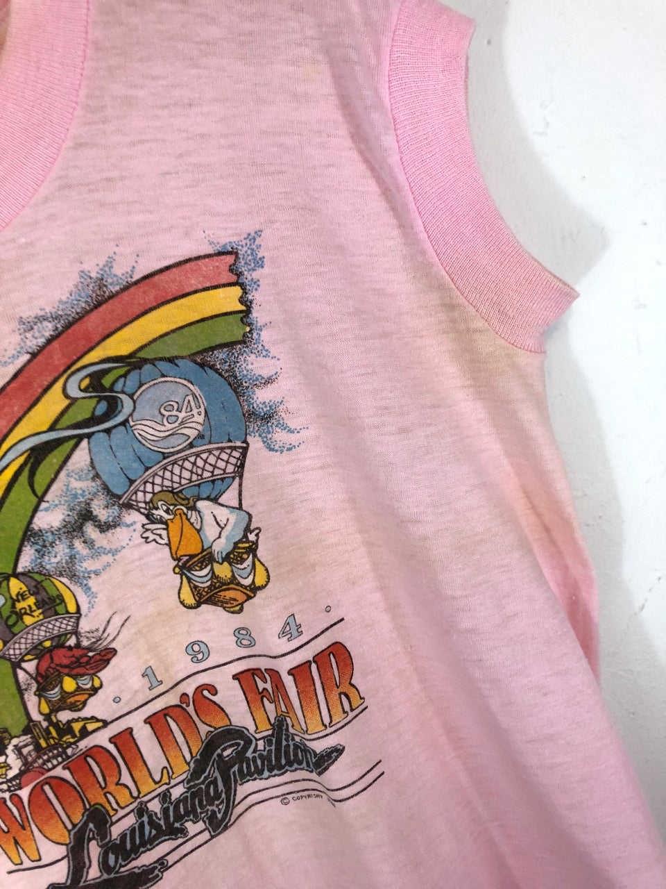 Kids' 1984 World's Fair Louisiana Pavilion Sleeveless T-Shirt