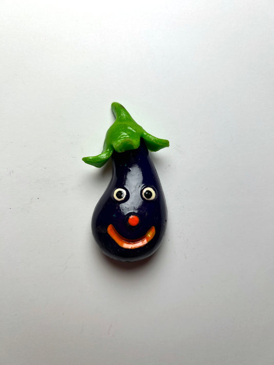 Magnet - Smiling Eggplant